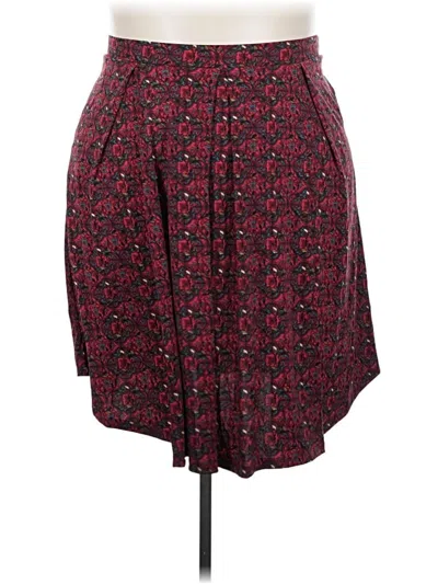 Pre-owned Lularoe Casual Skirt In Red