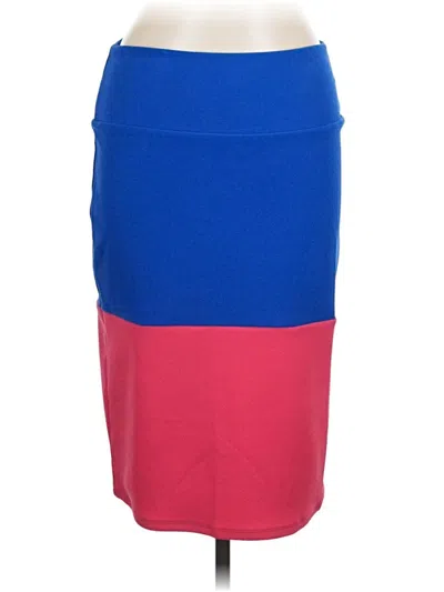 Pre-owned Lularoe Casual Skirt In Red