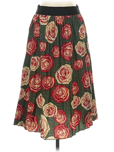 Pre-owned Lularoe Casual Skirt In Red