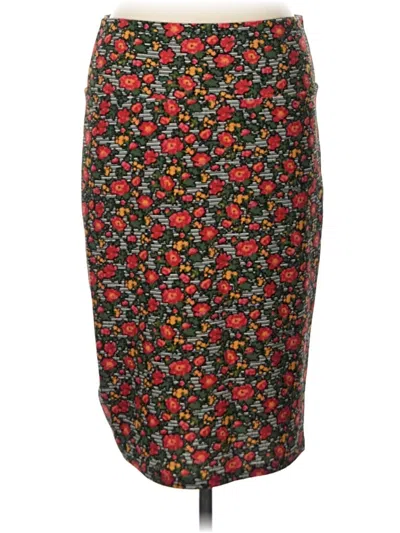 Pre-owned Lularoe Casual Skirt In Red