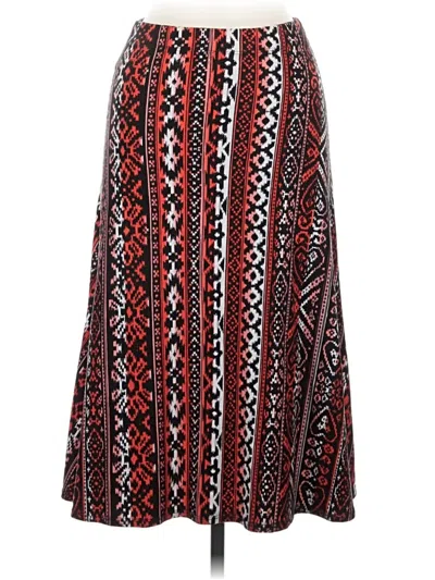 Pre-owned Lularoe Casual Skirt In Red