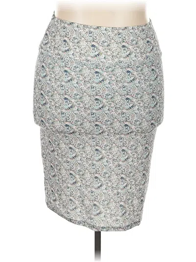 Pre-owned Lularoe Casual Skirt In Silver