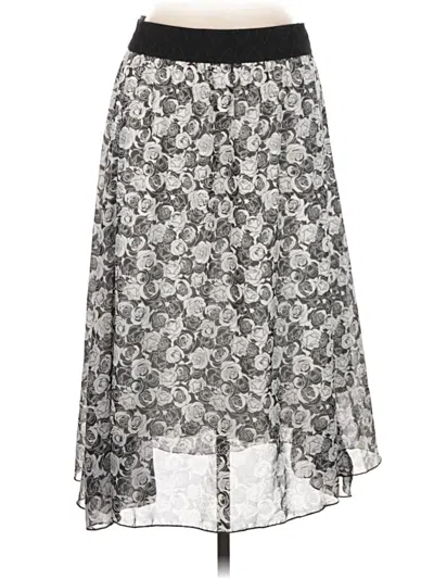 Pre-owned Lularoe Casual Skirt In Silver