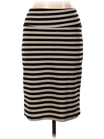 Pre-owned Lularoe Casual Skirt In Tan