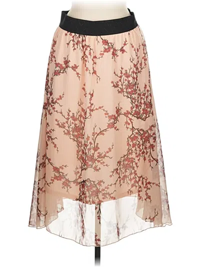 Pre-owned Lularoe Casual Skirt In Tan