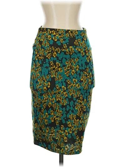 Pre-owned Lularoe Casual Skirt In Teal
