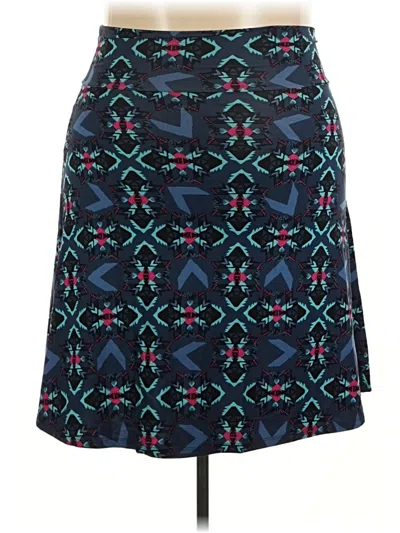 Pre-owned Lularoe Casual Skirt In Teal