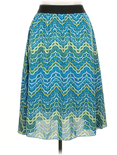 Pre-owned Lularoe Casual Skirt In Teal
