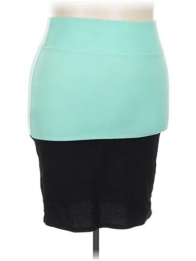 Pre-owned Lularoe Casual Skirt In Teal