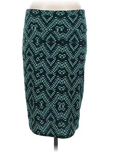 Pre-owned Lularoe Casual Skirt In Teal