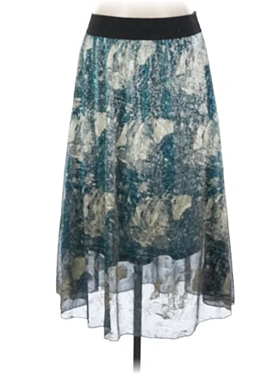 Pre-owned Lularoe Casual Skirt In Teal