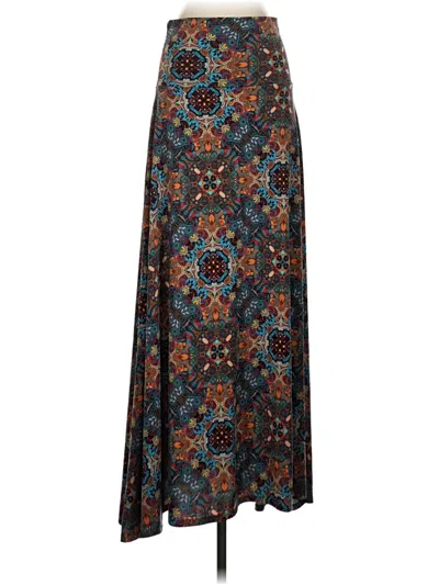 Pre-owned Lularoe Casual Skirt In Teal
