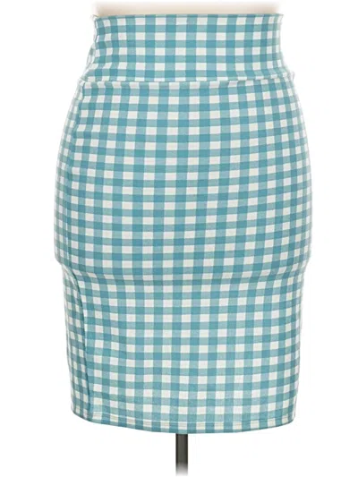 Pre-owned Lularoe Casual Skirt In Teal