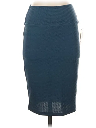Lularoe Casual Skirt In Blue