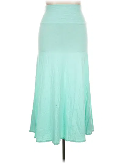 Pre-owned Lularoe Casual Skirt In Teal