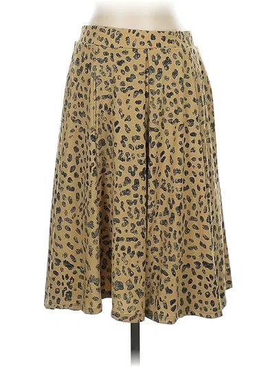 Pre-owned Lularoe Casual Skirt In White