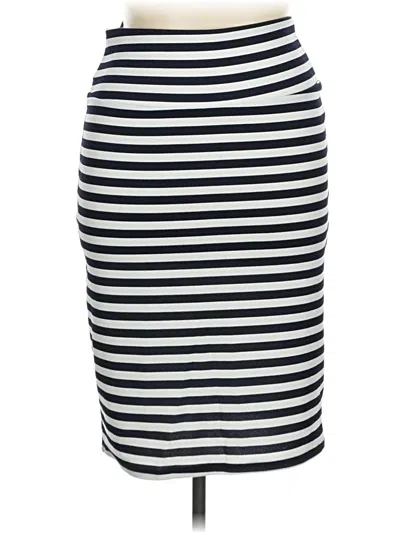 Pre-owned Lularoe Casual Skirt In White