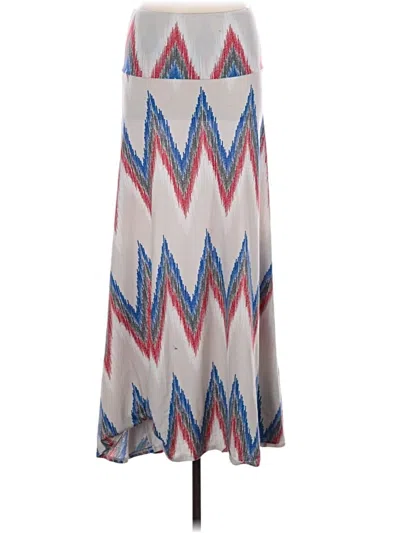 Pre-owned Lularoe Casual Skirt In White