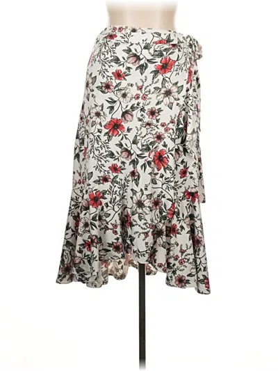 Pre-owned Lularoe Casual Skirt In White