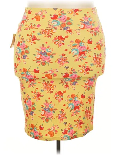 Lularoe Casual Skirt In Yellow