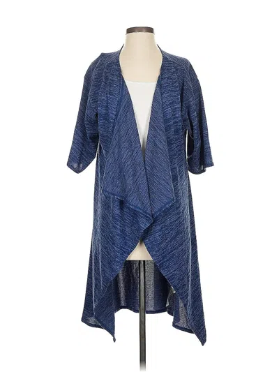 Pre-owned Lularoe Coat In Blue