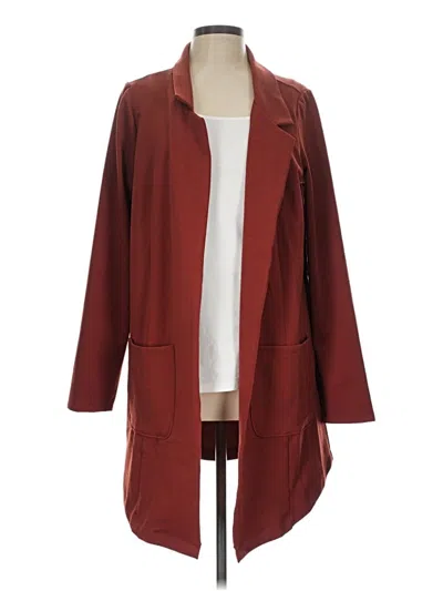 Pre-owned Lularoe Coat In Burgundy