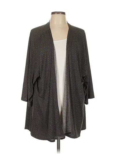 Pre-owned Lularoe Coat In Gray