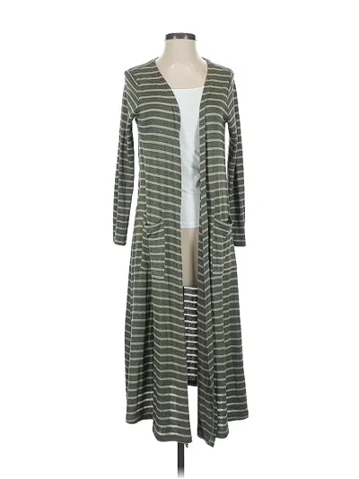 Pre-owned Lularoe Coat In Green