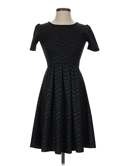Pre-owned Lularoe Cocktail Dress In Black