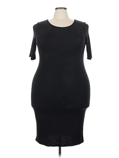 Pre-owned Lularoe Cocktail Dress In Black