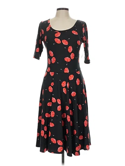 Pre-owned Lularoe Cocktail Dress In Black