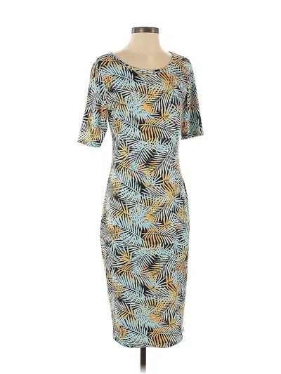 Pre-owned Lularoe Cocktail Dress In Blue