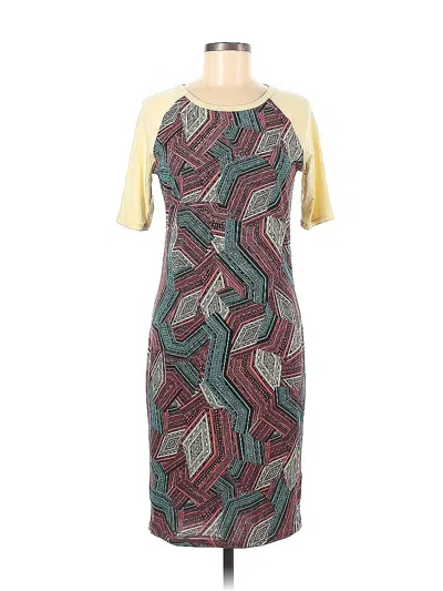 Pre-owned Lularoe Cocktail Dress In Blue