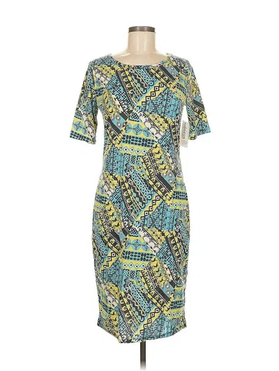 Pre-owned Lularoe Cocktail Dress In Blue