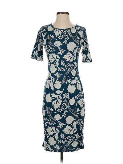 Pre-owned Lularoe Cocktail Dress In Blue