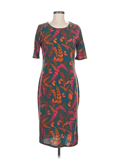 Pre-owned Lularoe Cocktail Dress In Blue