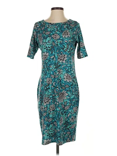 Pre-owned Lularoe Cocktail Dress In Blue