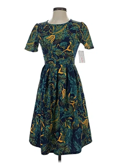 Lularoe Cocktail Dress In Blue