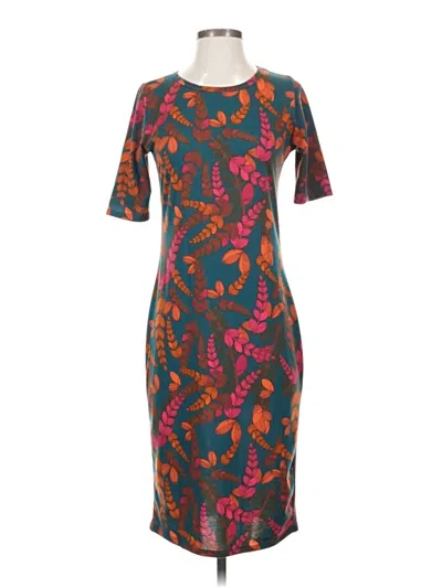 Pre-owned Lularoe Cocktail Dress In Blue