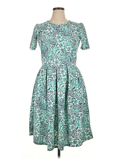 Pre-owned Lularoe Cocktail Dress In Blue