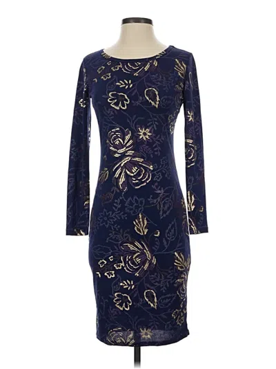 Pre-owned Lularoe Cocktail Dress In Blue