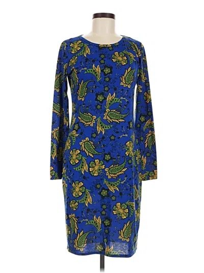 Pre-owned Lularoe Cocktail Dress In Blue