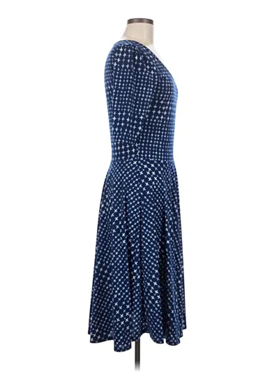 Pre-owned Lularoe Cocktail Dress In Blue