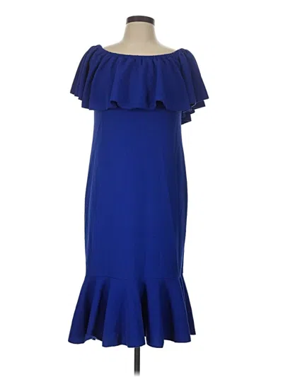 Pre-owned Lularoe Cocktail Dress In Blue
