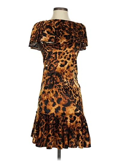 Pre-owned Lularoe Cocktail Dress In Brown