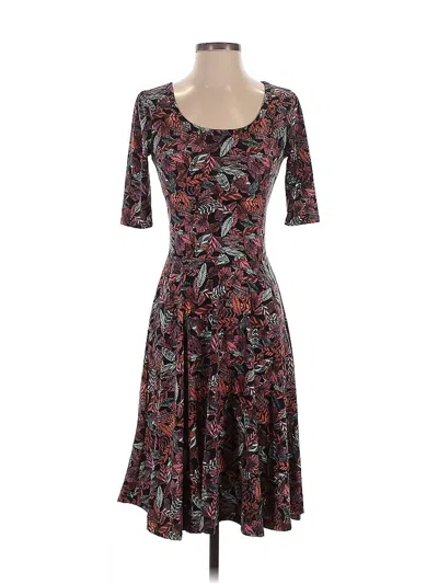 Pre-owned Lularoe Cocktail Dress In Burgundy