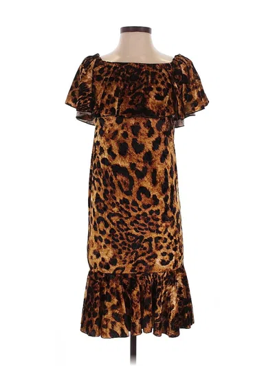 Pre-owned Lularoe Cocktail Dress In Gold