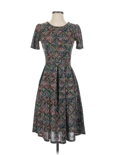 Pre-owned Lularoe Cocktail Dress In Gray