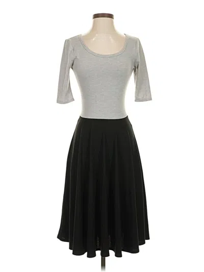 Pre-owned Lularoe Cocktail Dress In Gray