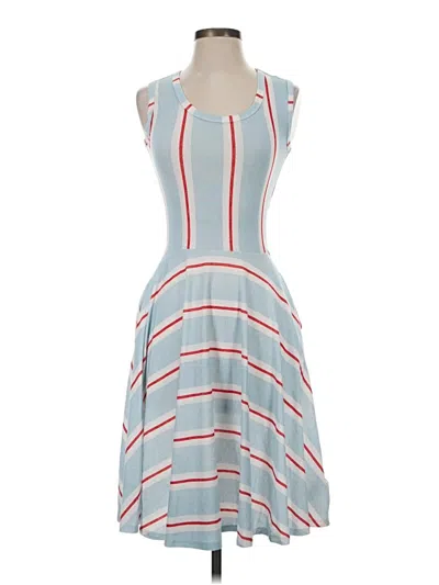 Pre-owned Lularoe Cocktail Dress In Gray